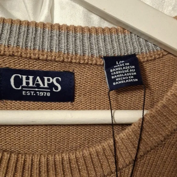 CHAPS crew neck sweater ❤️🩹❤️🩹❤️🩹❤️🩹 - Picture 5 of 6